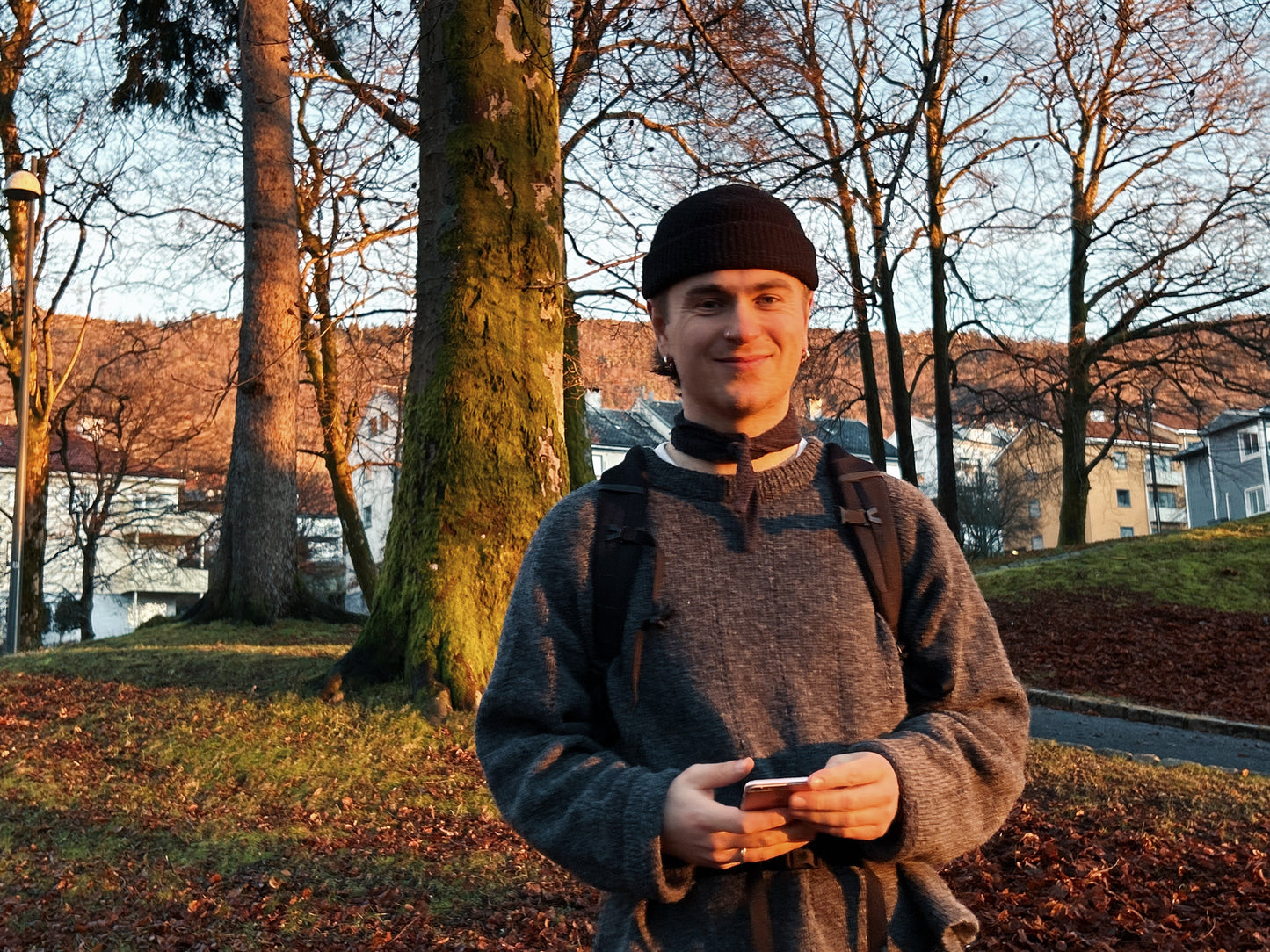 Herregenser strikkeoppskrift i Sol fra Hillesvåg