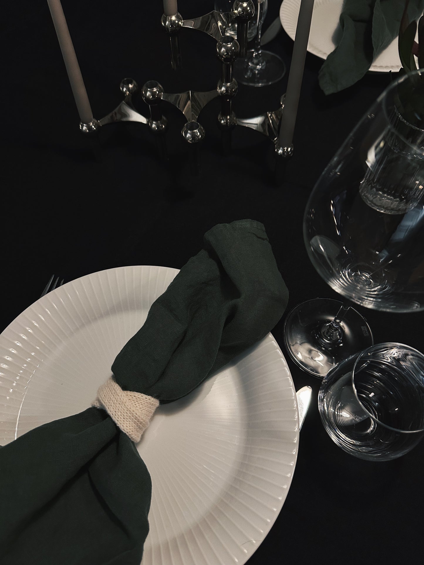 Gratis oppskrift strikk serviettring